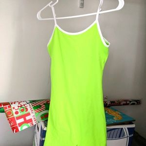Neon green jumpsuit